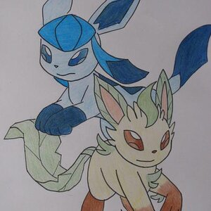 glaceon and leafeon