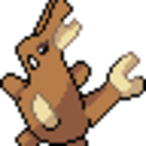Bunny sprite, with Buneary's colours.