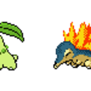 Chikorita and Cyndaquil Vamps