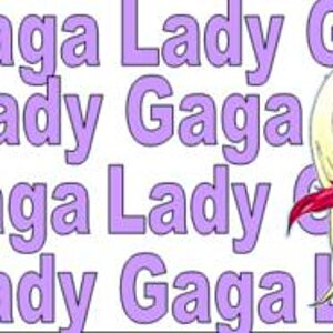 My first signature (lady gaga drawing not by me)