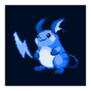 Blue Raichu.