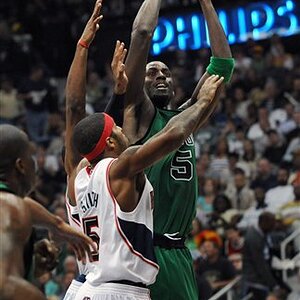 Kevin Garnett of the Boston Celtics