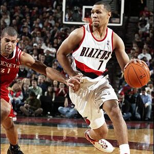 Brandon Roy of the Portland Trail Blazers