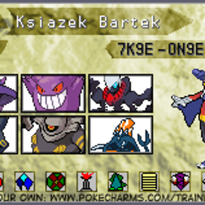 Xaroma Pokemon's Ligue master (and my pokemon's)(Ksiazek Bartek = Ksiazek Bartlomiej)