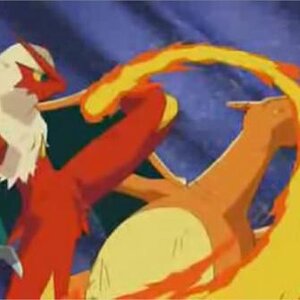 Harrison's Blaziken looks so hawt using Blaze Kick. XDDD