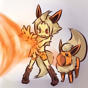 You are Flareon! People should watch out for you because you have a nasty temper. You don't like to wait and you definately don't like authority. If p