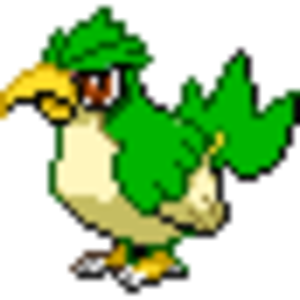 001 - Stemchite, the Grass/Flying type starter.