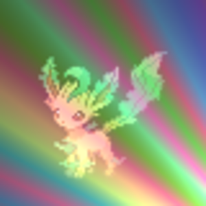 Rainbow Leafeon.