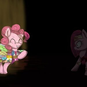 "pinkie meets... by monkeyzilla d427ohx" Her fears, personified
