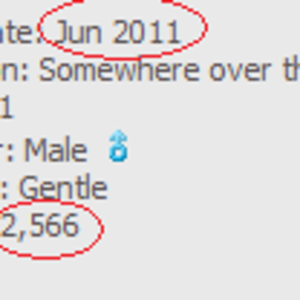 Someone who joined this year has that many posts? Wow. xD