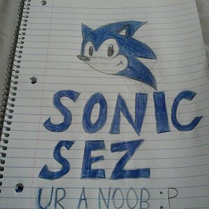 Sonic Sez ur a noob :P..... That is all