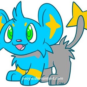 Jynxy the Shinx 
He's my cute Partner Pokemon

http://yeoya.deviantart.com/#/d4g6tkd