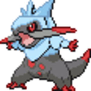 Fraxitar

Evolution line:
Larvitew -Lv.16-> Fraxitar -Lv.32-> Haxranitar