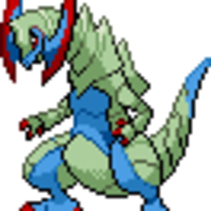 Haxranitar

Evolution line:
Larvitew -Lv.16-> Fraxitar -Lv.32-> Haxranitar