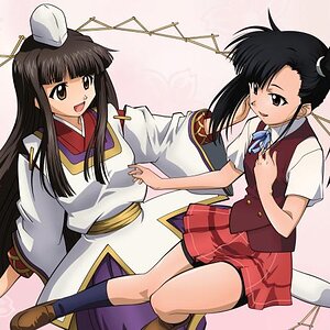 Setsuna and Konoka of Negima (greatest anime couple ever.)