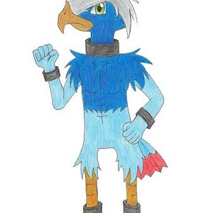 One of my Fakemon, Raptular.
