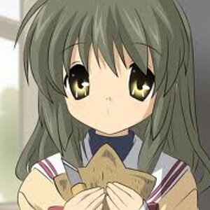 Fuko
Anime: Clannad
Appears: Episode 1 
Starfish! Fuko completes Clannad she an amazing character she is adorable and I love her story is so sad thoug