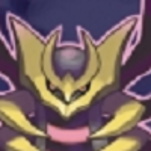 Giratina as seen in the Pokemon Platinum poster.