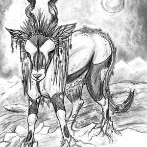 Of Stone and Earth
A gemsbok picture I did for class back in 2010. I love gemsbok. :)