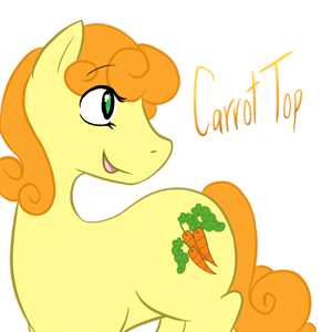 Carrot Top in a random horse-kinda-style