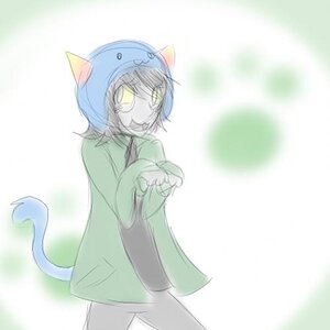 Nepeta doodle of my friend.