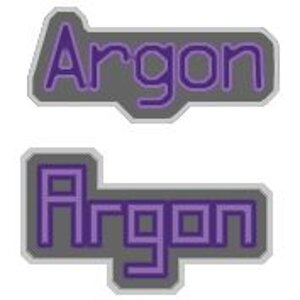 Logo possibilityes for pokemon Argon. Please leave me a VM telling me which you like more. I like them both.