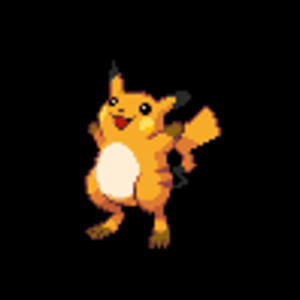 A Raichu and Pikachu fusion.