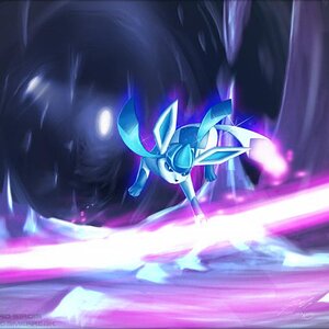 Delta Glaceon   Spacial Rend by Lionheartcartoon