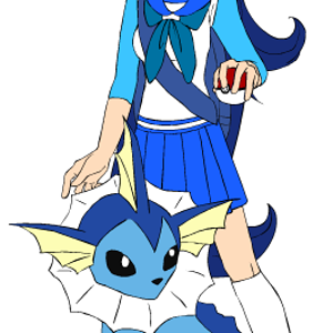 Mizu is a girl in the Pokemon Type Acadamy, a school that divides students based on a single type they like the most. Mizu is in the Water Dorm, and h