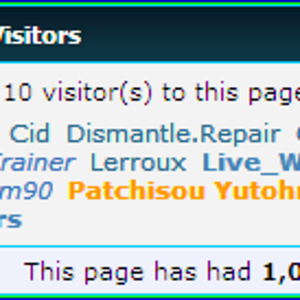 lol, I wound up being the 1,000th visitor to my profile xD