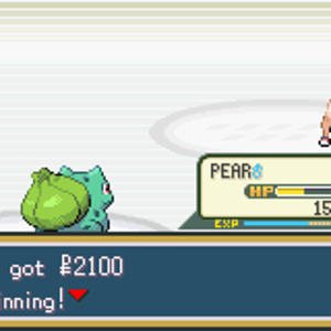 When I defeated Misty with Pear :)
Good Times!