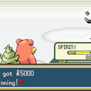 Defeating Giovanni! :D