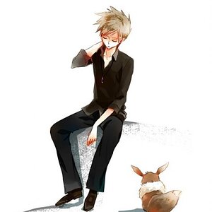 Gary AND eevee! cx Best photo ever haha