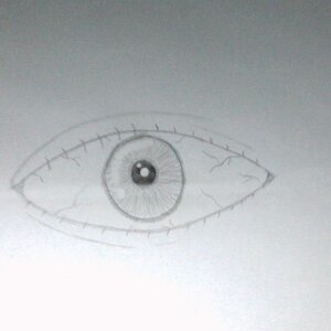 My first time trying to draw an eye XD