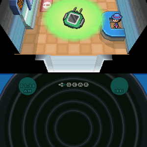 Cool! I got... this thingy. PokeRadar?