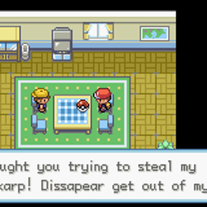 getting in trouble for trying to steal a Pokemon XD