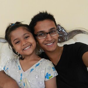My baby sister and I. =]