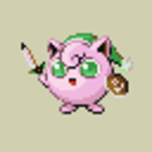 A sprite version of Mah Jiggly that I created for FR hack rom