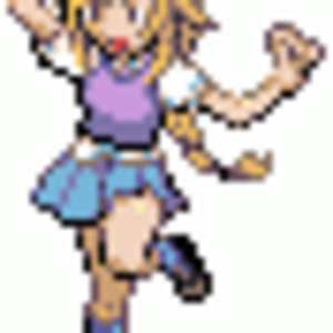 Another trainer sprite for Angelika I created. This was based off B/W.