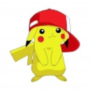 pikachu in Ash's hat