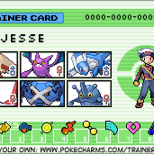 My Ruby version trainer card.