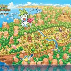 Shaymin over the whole region, such a good sight