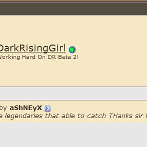 Somebody think DarkRisingGirl is a boy. xD