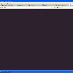 Who did it.

Me! Me! Me! Destroying PC on Firebug is fun. <3