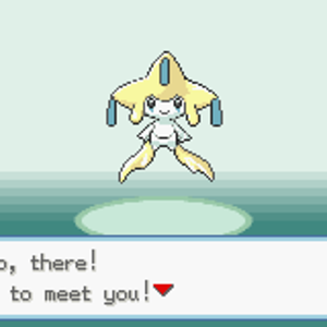 I changed Intro Oak's sprite to a Jirachi!