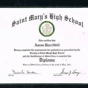 Been meaning to upload this for a while now. 

But long story short, a year and half ago I was suppose to graduate high school , but failed a  class. 