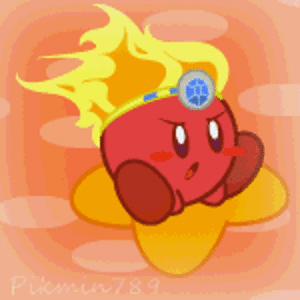 Fire Kirby Gif. Enjoy. :D