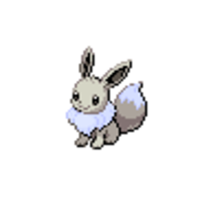 133. Shiny Eevee. Eon. This was my third caught Pokemon. Traded from my friend I obtained this as a jewel of our friendship. This is Eon, NOT Vee. Yes