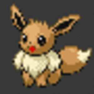 What Vee looked like when she was a little Eevee baby.