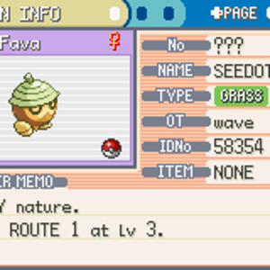 FireRed - got Fava